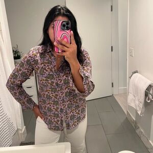 Jcrew silk shirt - size 8